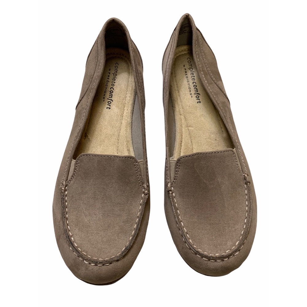 Predictions Beige Suede Comfort Loafers SZ 8.5